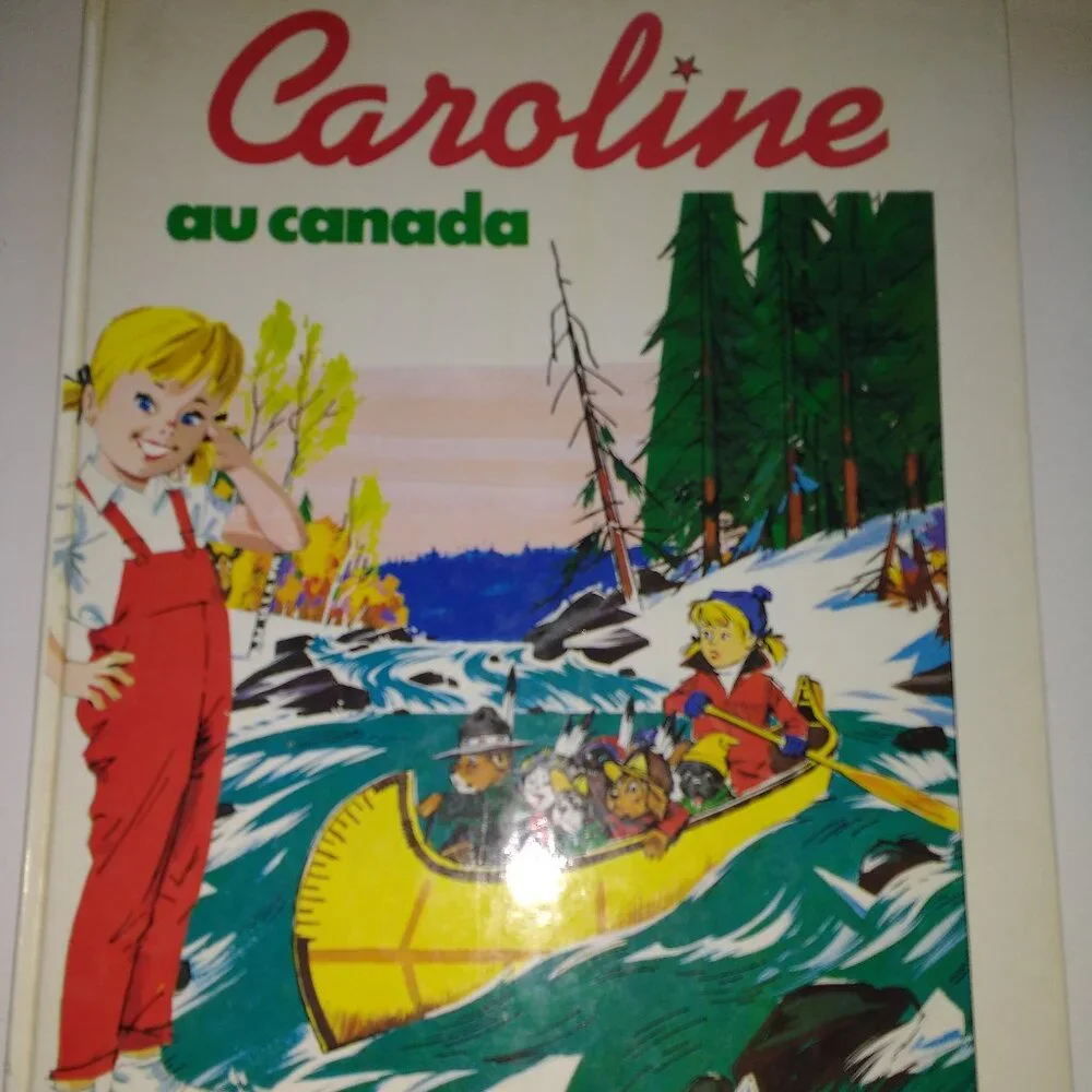 Vintage Caroline au Canada by Pierre Probst big album 1983 French hardcover
